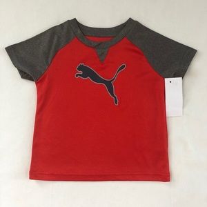 New with tags PUMA toddler shirt w/ logo on front